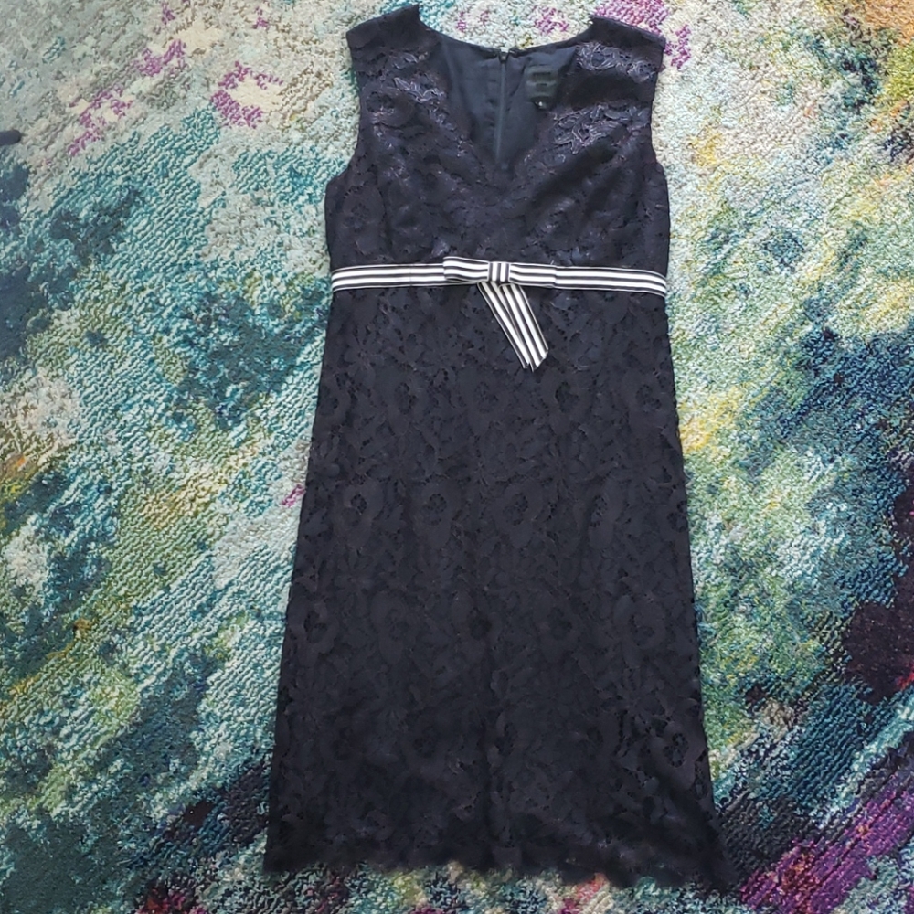 EUC Rare 90s Anna Sui Lace Shift Dress